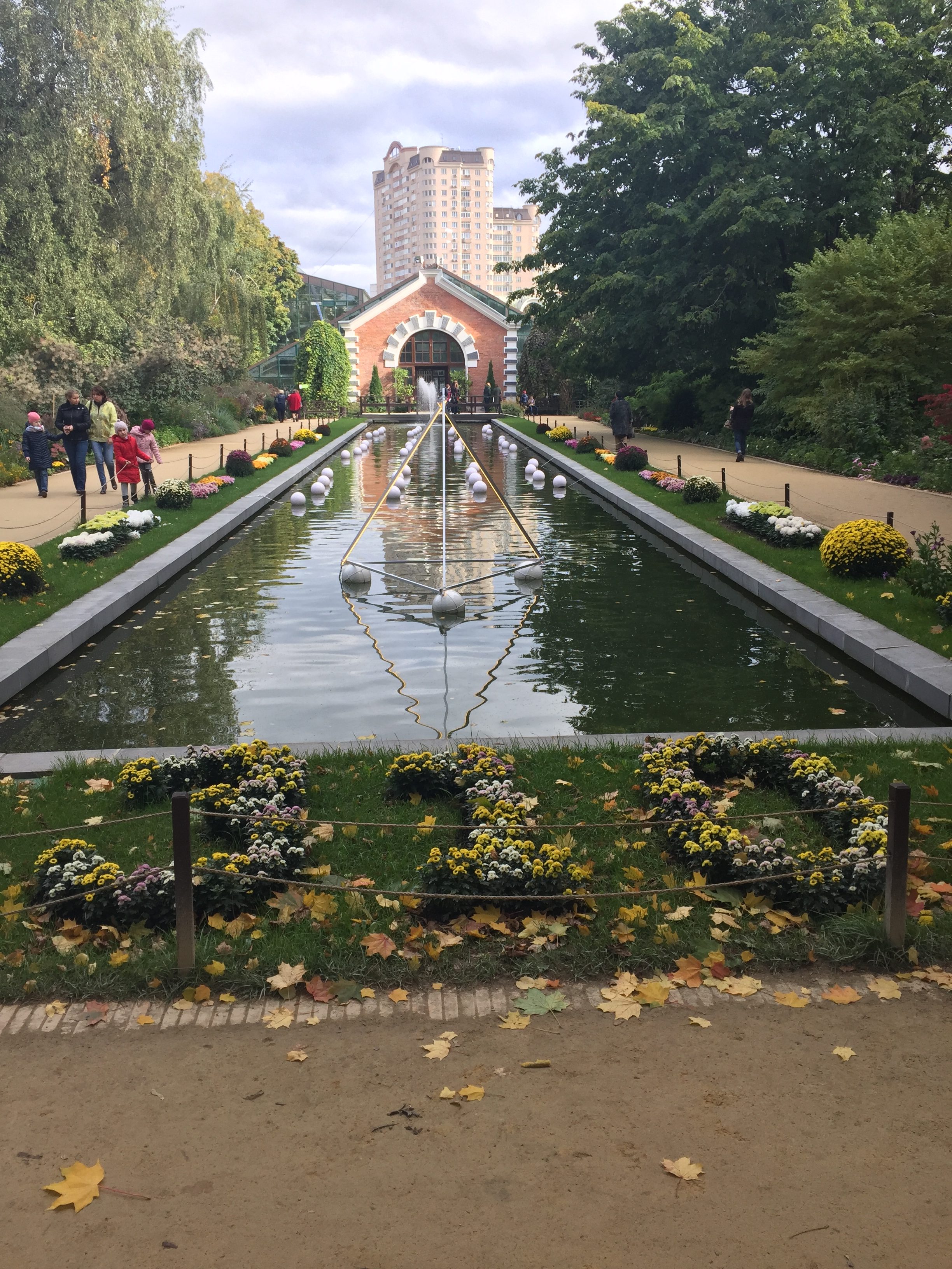 Аптекарский огород в Москве, зимой.